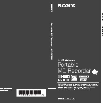 SONY MZ-RH910