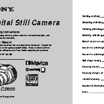 SONY MVC-CD500