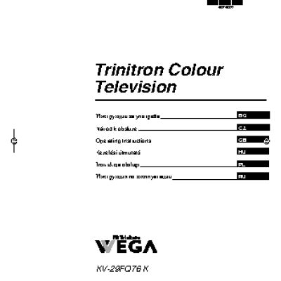 SONY TRINITRON KV-29FQ76K