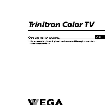 SONY TRINITRON KV-AW21M91A