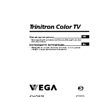 SONY TRINITRON KV-DB29M98