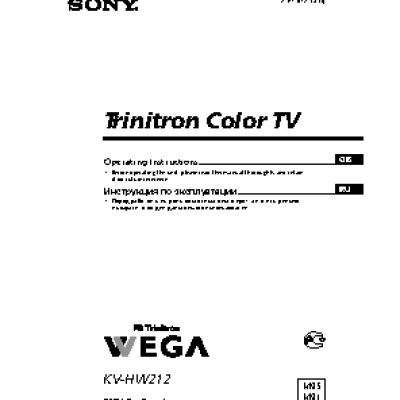 SONY TRINITRON KV-HW212M95