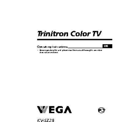 SONY TRINITRON KV-SZ29M91K