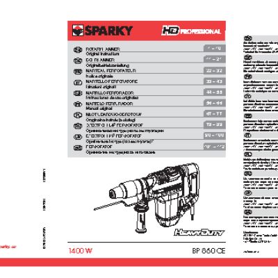 SPARKY BP 860CE HD