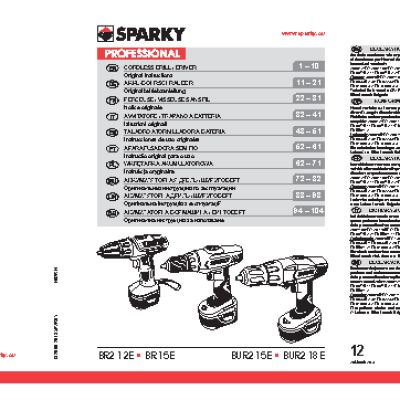 SPARKY BUR2 18E