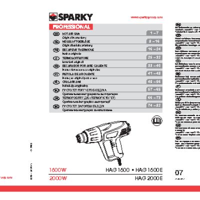 SPARKY HAG 1600E