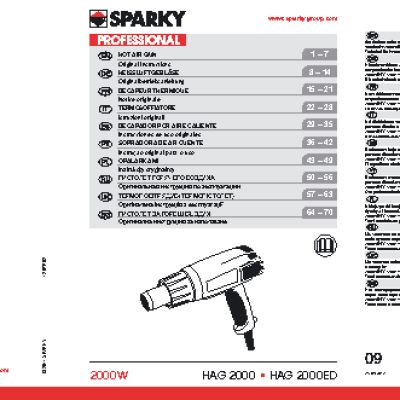 SPARKY HAG 2000E