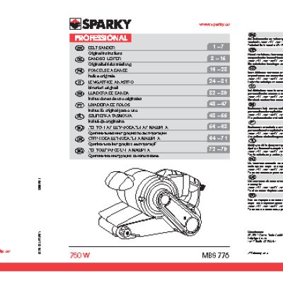 SPARKY MBS 776