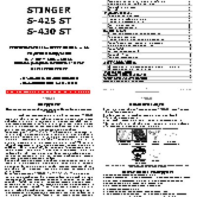 STINGER S430 ST