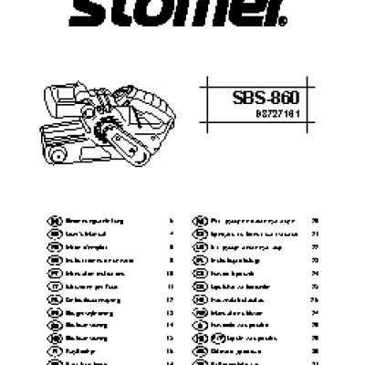 STOMER SBS-860