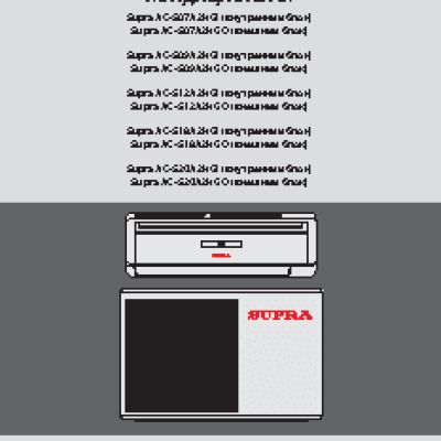 SUPRA AC-S07-09-12-18-24A2HG