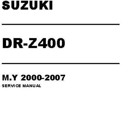 SUZUKI DRZ400 (2000-2007)