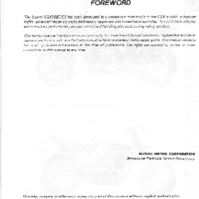 SUZUKI GSX750ES (1984-1986)