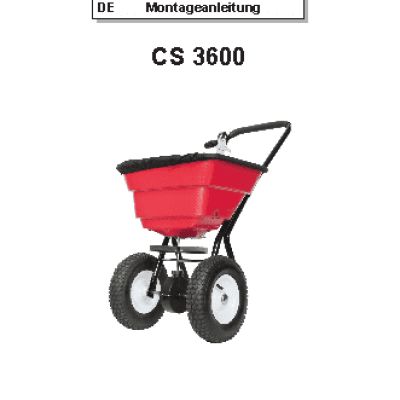 TEXAS Centrifugalspreder CS3600