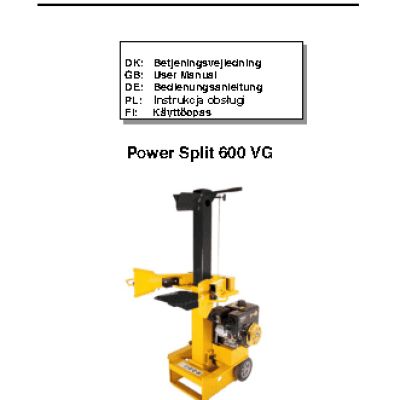 TEXAS Power Split 600 VG benzin