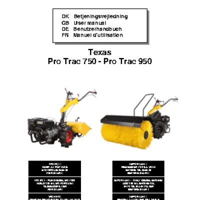 TEXAS Pro Sweep 950DE inkl. kost