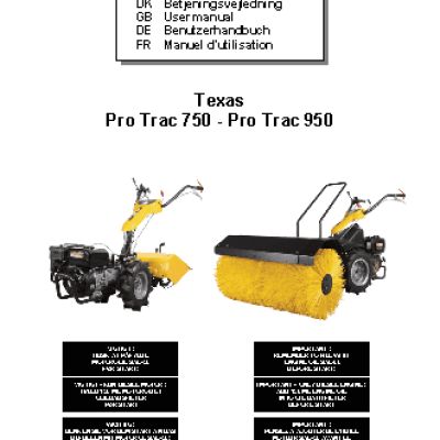 TEXAS Pro Trac 950TGE inkl. fr?ser