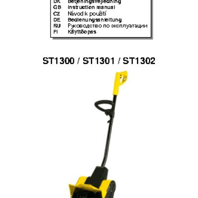 TEXAS ST1300 Elektrisk sneslynge