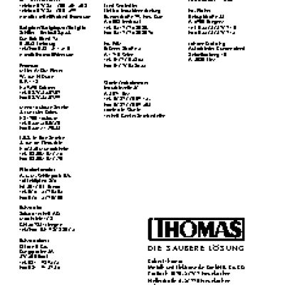 THOMAS 788076 Bravo 20 S Aquafilter