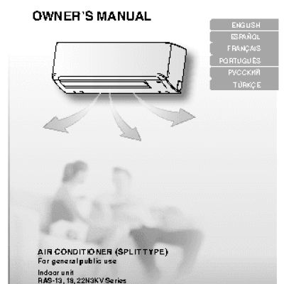 TOSHIBA RAS-13N3KV-E / RAS-13N3AV-E