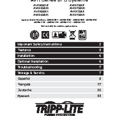 TRIPP LITE AVRX750UD