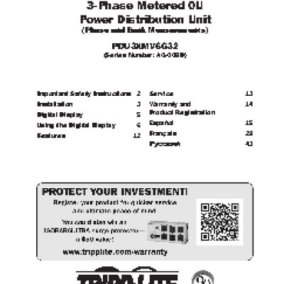 TRIPP LITE PDU3XMV6G32
