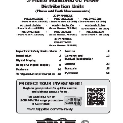 TRIPP LITE PDU3XVN6G20
