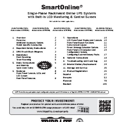 TRIPP LITE SUINT3000LCD2U