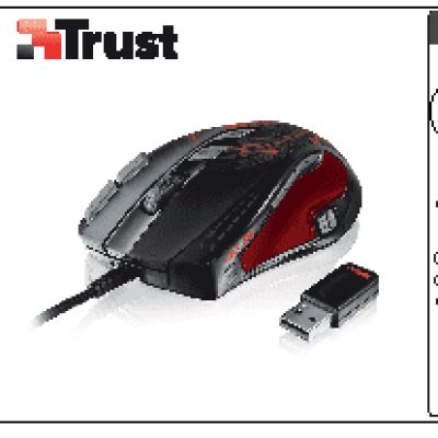 TRUST GXT 35 Wireless Laser Gaming Mouse