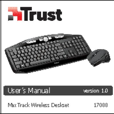 TRUST MaxTrack Wireless Keyboard with mouse