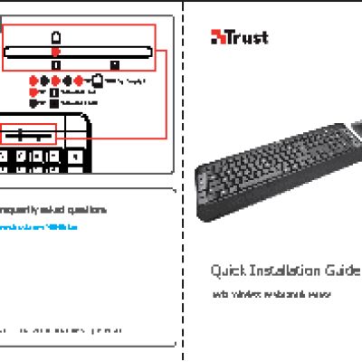 TRUST Tecla Wireless Multimedia Keyboard with mouse