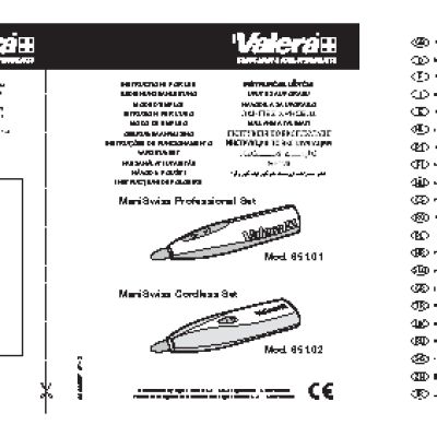 VALERA Cordless Manicur/pedicur Professional Set 651.02