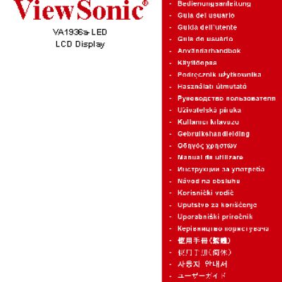 VIEWSONIC VA1936a-LED