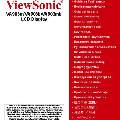 VIEWSONIC VA903m