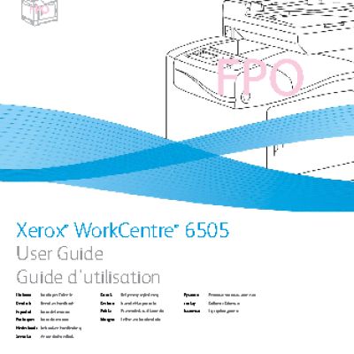 XEROX WorkCentre 6505