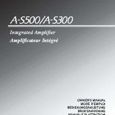 YAMAHA A-S300 / A-S500