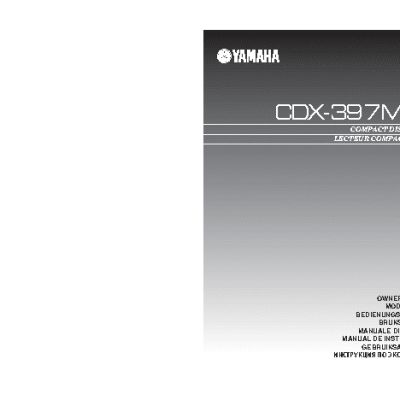 YAMAHA CDX-397MK2
