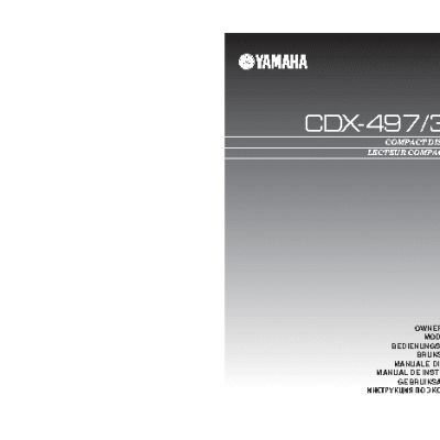 YAMAHA CDX-497 / CDX-397