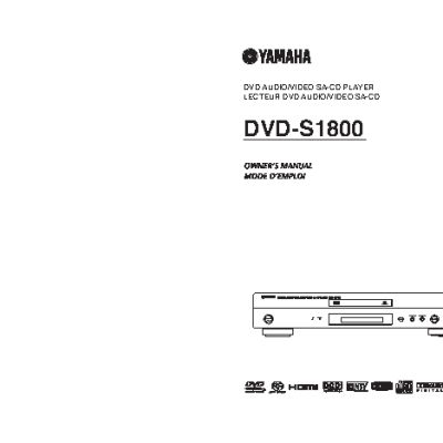 YAMAHA DVD-S1800