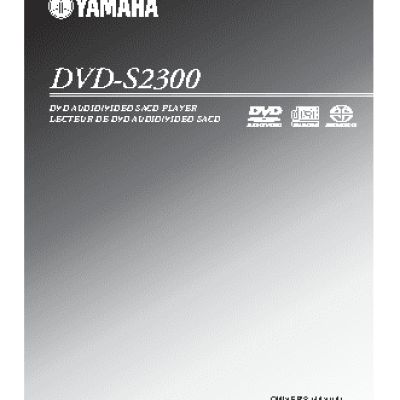 YAMAHA DVD-S2300