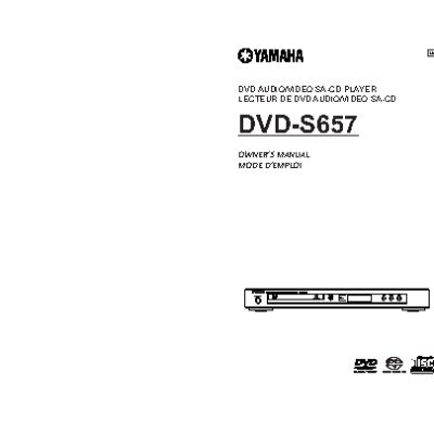 YAMAHA DVD-S657