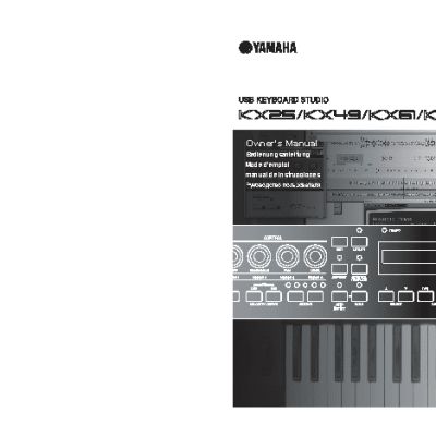 YAMAHA KX8 / KX25 / KX49 / KX61