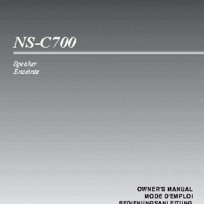 YAMAHA NS-C700