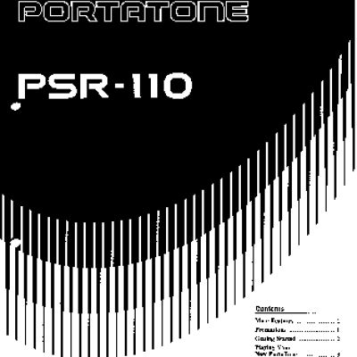 YAMAHA PSR-110