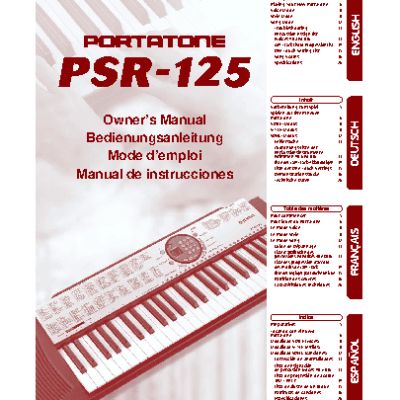 YAMAHA PSR-125