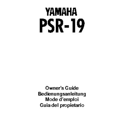 YAMAHA PSR-19