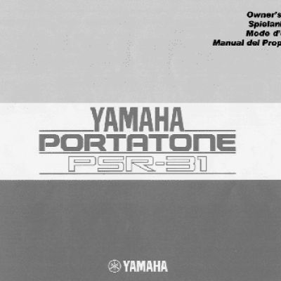 YAMAHA PSR-31