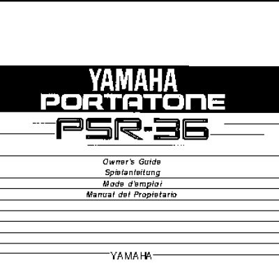 YAMAHA PSR-36