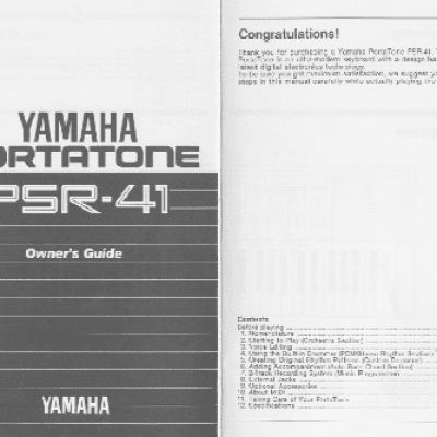 YAMAHA PSR-41