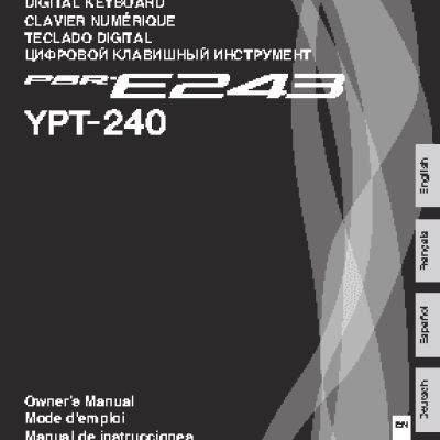 YAMAHA PSR-E243